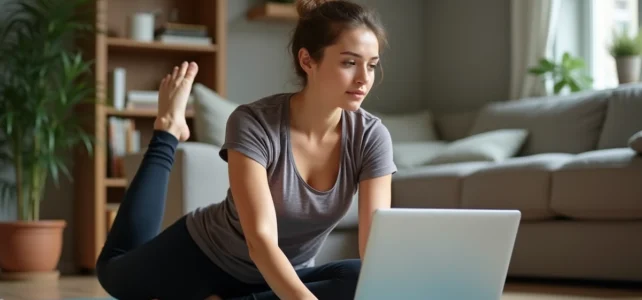 Comment choisir et pratiquer le sport en ligne pour rester en forme chez soi